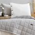 ₺9.999,00-** Schafer Home Soft Yatak Örtüsü Nevresim Seti 5 Parça-Gri 2