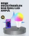 A Kalite 2025 RGB LED Ampul Uzaktan Kumandalı 16 Renkli Lamba 1