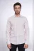 Açık Bordo Mini Kare Desenli Slim Fit Erkek Gömlek - Wessi - M / Bordo 3