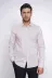 Açık Bordo Mini Kare Desenli Slim Fit Erkek Gömlek - Wessi - S / Bordo 1