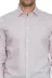 Açık Bordo Mini Kare Desenli Slim Fit Erkek Gömlek - Wessi - XXL / Bordo 2
