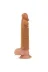 Add 2 İnç Pleasure X Tender Vibrating Penis Sleeve Brown 1