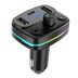 Aft-10 Acl  Rgb Type-C Fm Transmitter Müzik Oynatıcı Kablosuz Bağlantı Bluetooth 5.0 Araç Şarj 4