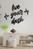 AHWALL AW00081 Live Your Dash Yazılı Dekoratif Ahşap Tablo 1