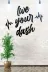 AHWALL AW00081 Live Your Dash Yazılı Dekoratif Ahşap Tablo 3