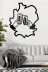AHWALL AW00094 Bira Bardağı Tokuşturma Figürlü Dekoratif Ahşap Tablo 3