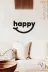 AHWALL AW00394 Happy Temalı Dekoratif Ahşap Tablo 1