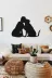 AHWALL AW00404 Köpek Ve Sevgi Temalı Dekoratif Ahşap Tablo 2