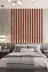 AHWALL TYC00620000488 Dekoratif Ahşap Mdf Şerit Duvar Panelleri Ceviz 3