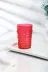 Akrilik Kırmızı 6'lı Kısa Bardak & Su Meşrubat Kahve Yanı Bardağı 400 ml ( Cam Değildir ) 4