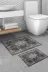 ALANUR 510616 Trend Kaymaz Taban Dijital Banyo 2'li Klozet Takımı Gri 1