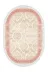Alanur Home 1376-eko-klozet-oval-K-S-Oval Eko Trend Djt 2 Li Yıkanabilir Taban Oval Banyo Paspas 1376 Klasik Koyu Pembe (60 X 100 - 50 X 60) 2
