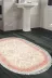 Alanur Home 1376-Trend-Banyo-Oval Eko Trend Djt Banyo Paspası Yıkanabilir Kaymaz Taban 1376 Oval Klasik Koyu Pembe 1