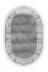 Alanur Home 1460-Trend-Oval Eko Trend Djt Halı Yıkanabilir Kaymaz Taban 1460 Oval Modern Gri 2