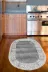 Alanur Home 1460-Trend-Oval Eko Trend Djt Halı Yıkanabilir Kaymaz Taban 1460 Oval Modern Gri 3
