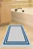 Alanur Home 1696-Trend-Banyo Eko Trend Djt Banyo Paspası Yıkanabilir Kaymaz Taban 1696 Bordürlü Gri Lacivert 1