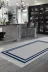 Alanur Home 1696-Trend-Banyo Eko Trend Djt Banyo Paspası Yıkanabilir Kaymaz Taban 1696 Bordürlü Gri Lacivert 3