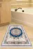 Alanur Home 1909-Trend-Banyo Eko Trend Djt Banyo Paspası Yıkanabilir Kaymaz Taban 1909 Osmanlı Mavi 1