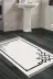 Alanur Home 1919-Trend-Banyo Eko Trend Djt Banyo Paspası Yıkanabilir Kaymaz Taban 1919 Modern Gri Siyah 1