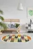 Alanur Home 400629-K-S-Oval Alanur Trend Keçe Tabanlı Saçaklı Dijital Halı Oval Multi? 1