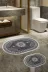 Alanur Home 410615-O Alanur Trend Kaymaz Taban Oval Saçaklı Dijital Banyo Takımı Gri? 1