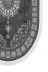 Alanur Home 410615-O Alanur Trend Kaymaz Taban Oval Saçaklı Dijital Banyo Takımı Gri? 3