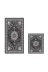 Alanur Home 510615 Alanur Trend Kaymaz Taban Dijital 2'li Banyo Klozet Takımı Gri 2