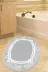Alanur Home 657M-Trend-Banyo-Oval Eko Trend Djt Banyo Paspası Yıkanabilir Kaymaz Taban 657M Oval Modern Gri 1