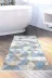 Alanur Home 661-Trend-Banyo Eko Trend Djt Banyo Paspası Yıkanabilir Kaymaz Taban 661 Iskandinav Mavi 1