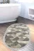 Alanur Home 661-Trend-Banyo-Oval Eko Trend Djt Banyo Paspası Yıkanabilir Kaymaz Taban 661 Oval Iskandinav Bej 1