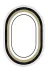 Alanur Home 673M-Trend-Banyo-Oval Eko Trend Djt Banyo Paspası Yıkanabilir Kaymaz Taban 673M Oval Bordürlü Krem 2