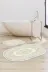 Alanur Home 747-eko-klozet-oval-K-S-Oval Eko Trend Djt 2 Li Yıkanabilir Kaymaz Taban Oval Banyo Paspas 747 Klasik Krem (60 X 100 - 50 X 60) 1