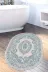 Alanur Home 747-Trend-Banyo-Oval Eko Trend Djt Banyo Paspası Yıkanabilir Kaymaz Taban 747 Oval Klasik Mavi 1