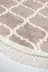 Alanur Home 900601-Oval Krem Desenli Halı 2