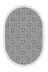 Alanur Home 900605-Oval Saçaklı Dijital Halı 2