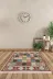 Alanur Home 900631-P-S Beyaz Star Pamuk Tabanlı Saçaklı Dijital Halı 1