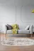 Alanur Home 900635-P-S-Oval Alanur Star Pamuk Tabanlı Saçaklı Dijital Halı Oval Pudra 1