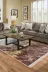 Alanur Home 900701-P-S Pamuk Tabanlı Saçaklı Dijital Halı 1