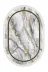 Alanur Home 900706-P-S-Oval Gri Desenli Pamuk Tabanlı Saçaklı Dijital Oval Halı 2