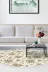 Alanur Home AL5008-sckl-k-hali Kaymaz Dijital Mutfak & Salon Halı Trend Saçaklı Yuvarlak Vintage Al5008 Bej 1