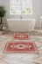 Alanur Home Alanur Trend Kaymaz Taban Dijital Banyo 2'li Klozet Takımı Kt483 Bordo 1