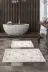 Alanur Home Alanur Trend Kaymaz Taban Dijital Banyo Takımı Kt452 Krem 1