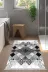 Alanur Home Mu120-Trend-Banyo Eko Trend Djt Banyo Paspası Yıkanabilir Kaymaz Taban Mu120 Patchwork Gri 1
