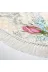 Alanur Home Mu174-K-S-Oval-Pudra Alanur Trend Keçe Tabanlı Saçaklı Oval Mutfak Halı Mu174 Pudra 3