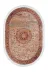 Alanur Home P1356-yatak-3-pcs-oval-K-S-Oval Eko Trend Djt Yıkanabilir Kaymaz Taban Oval 3 Lü Yatak Odası Takımı P1356 Vintage Kırmızı 2