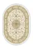 Alanur Home P1360-yatak-3-pcs-oval-K-S-Oval Eko Trend Djt Yıkanabilir Kaymaz Taban Oval 3 Lü Yatak Odası Takımı P1360 Osmanli Krem 2