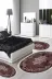 Alanur Home TYC00318625291 Eko Trend Djt Yıkanabilir Kaymaz Taban Oval 3 Lü Yatak Odası Takımı 616 Klasik Bordo 1