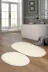 Alanur Home VİOLET Violet Gofre Saçaklı 2'li Klozet Krem 1