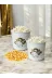 Albifoni PRA-11872375-8140 Metal Popcorn Kutusu - Patlamış Mısır Kovası 2 Adet 1