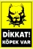 ALFA REKLAM AJANSI AR300 Dikkat Köpek Var Levhasi (24X35Cm Kompozit Malzeme ) 1